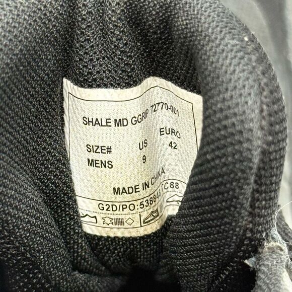 Bogs Shale Mid Glacialgrip WP Black Work Boots - Men’s US 9 / EU 42 - Picture 10 of 12